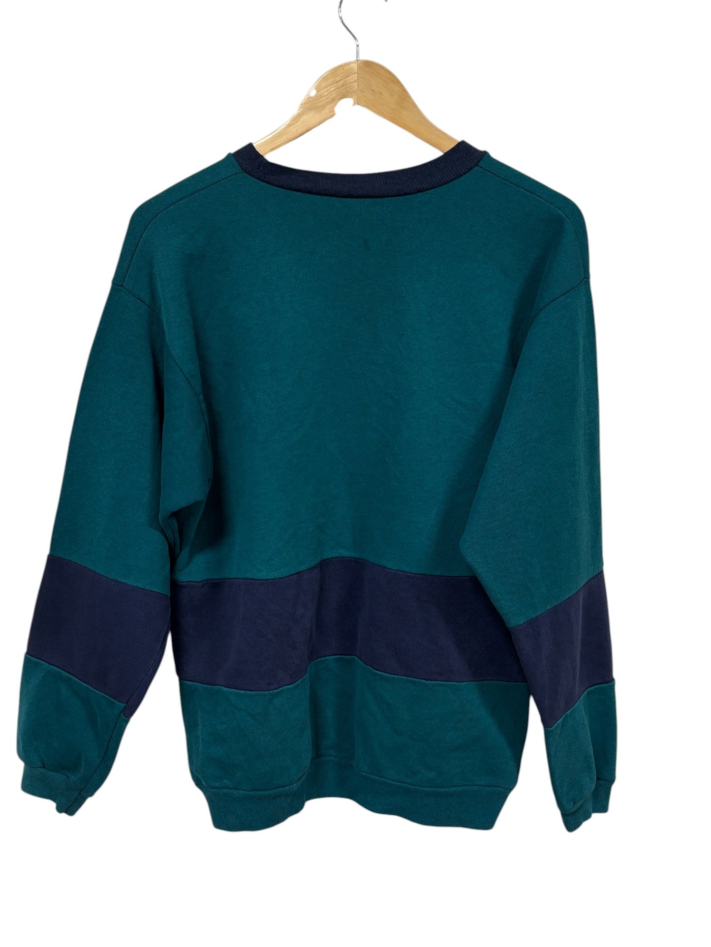 Vintage 90's BUM Equipment Striped Crewneck Sweater Size Large
