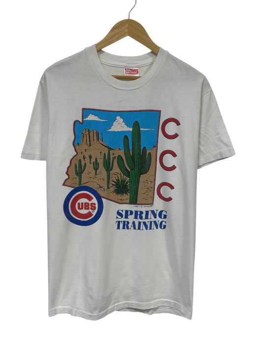 Vintage 1991 Chicago Cubs Spring Training Baseball Graphic Tee Size Medium