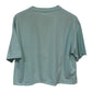 Vintage 90's Guess Women's Pastel Bicycle Graphic Cropped Tee Size Medium