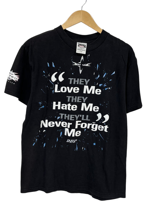 Vintage 90's WCW Diamond Dallas Page Love Me Hate Me Tee Size Large