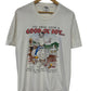 Vintage Good Ol Boy Farming Ride a Hog Chase Chicks Cartoon Tee Size Large