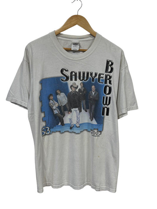 Vintage 2003 Sawyer Brown Band Graphic Tee Size XL