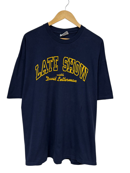 Vintage 90's David Letterman Late Show Graphic Tee Size XXL