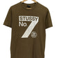 Vintage Y2K Stussy Number 7 Big Print Skate Graphic Tee Size Medium