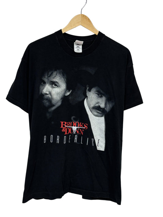 Vintage Brooks & Dunn Borderline Country Music Band Graphic Tee Size XL