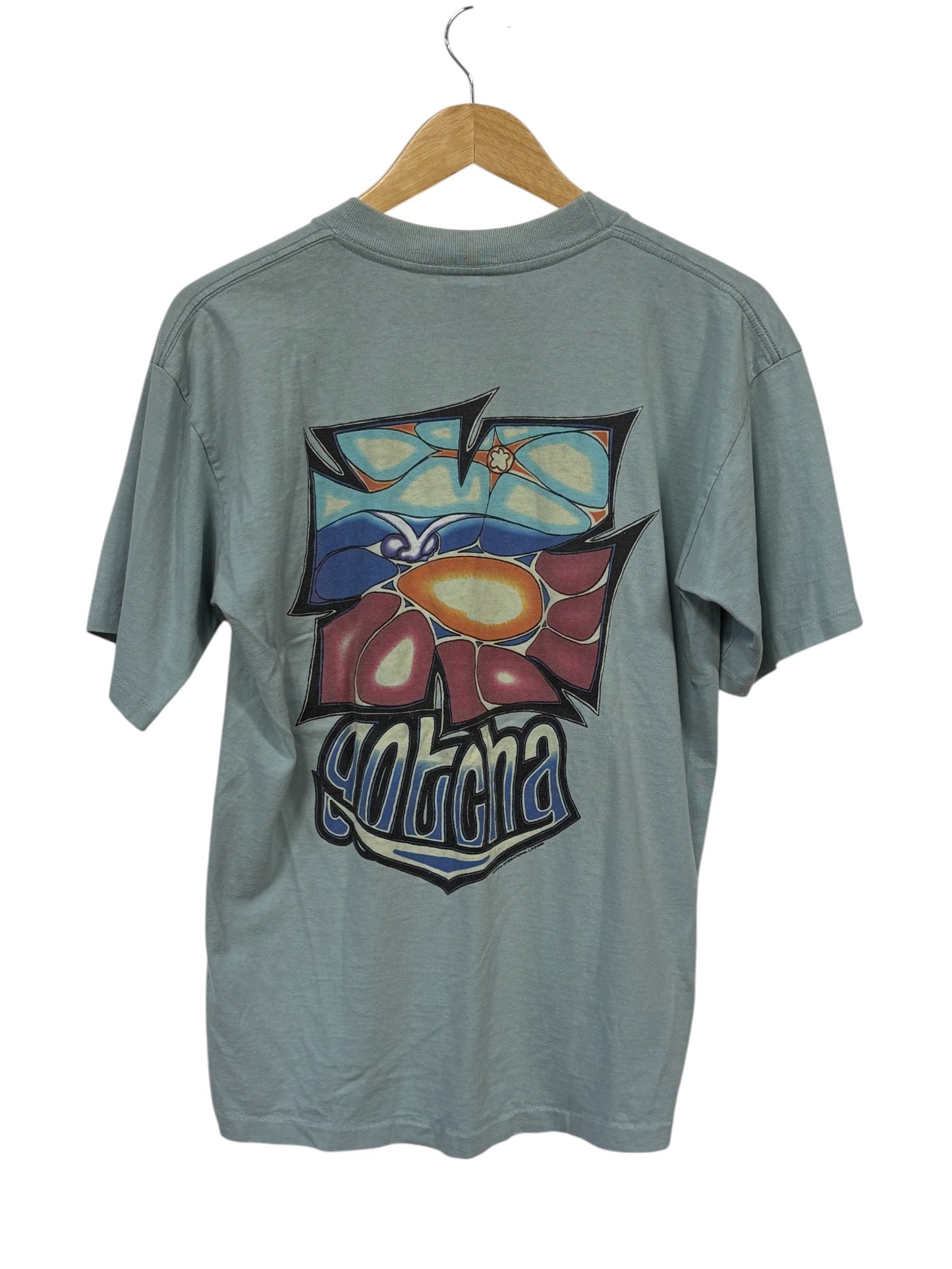 Vintage 90's Gotcha Big Print Surf Graphic Tee Size Medium