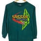 Vintage 90's Nike Silver Tag Soccer Long Sleeve Graphic Shirt Size Medium