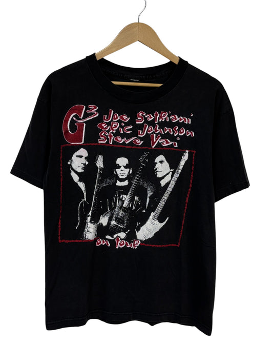 Vintage 90's G3 Joe Satriani Eric Johnson Steve Vai Band Tour Tee Size Medium