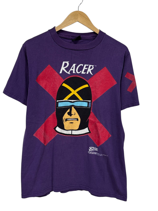 Vintage 90's Speed Racer Television Promo Graphic Tee Size Large