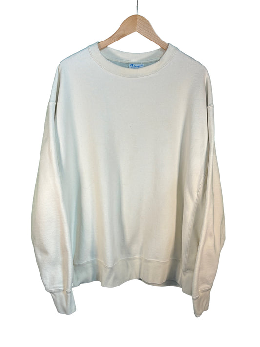 Vintage 00's Champion Reverse Weave White Crewneck Sweater Size XXL