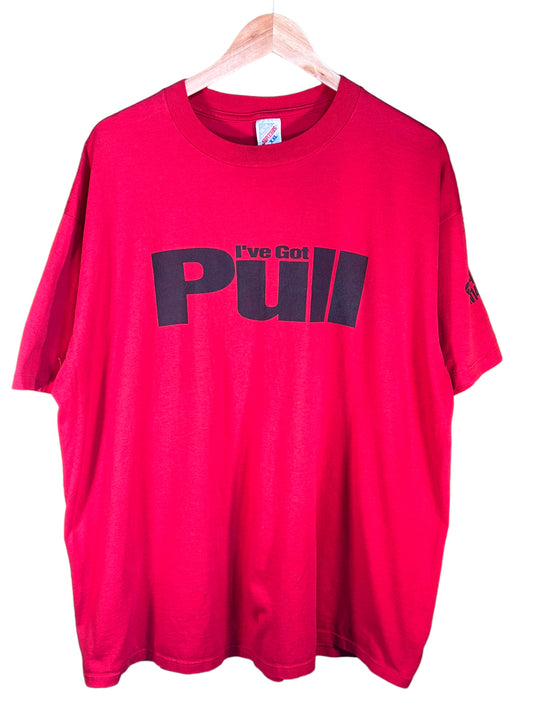 Vintage 90's I've Got Pull Racing Graphic Tee Size XXL