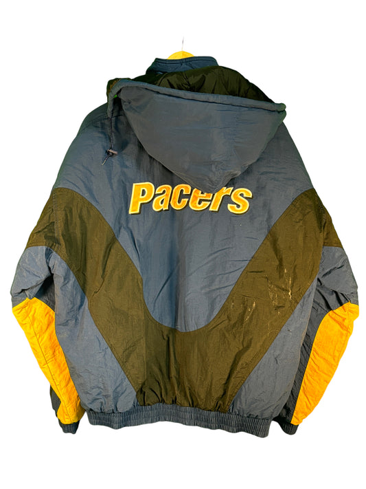 Vintage 90's Reebok Indiana Pacers NBA Puffer Jacket Size XL