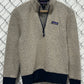 Patagonia Brown Woolyester Quarter Zip Sweater Size XXS