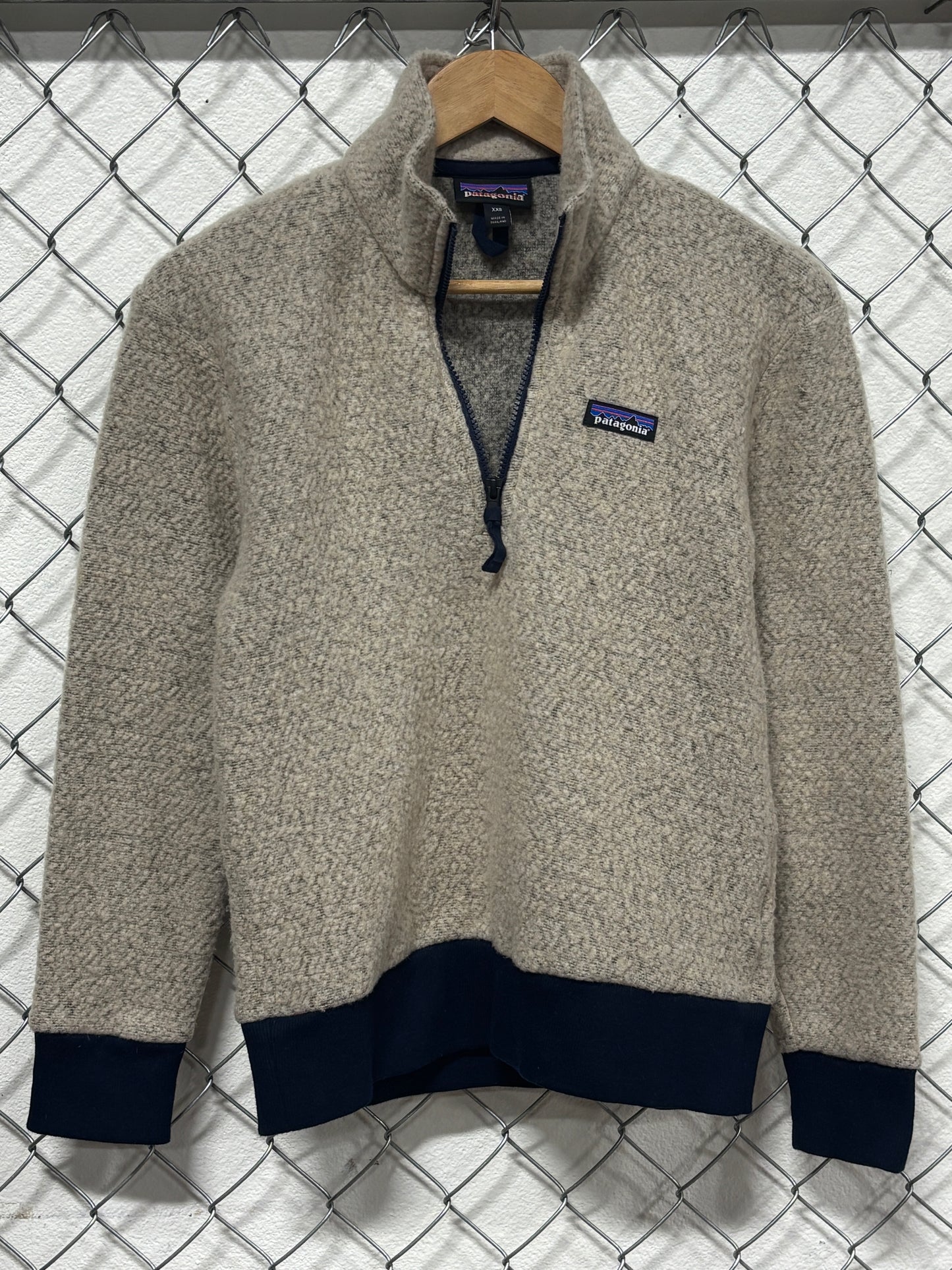 Patagonia Brown Woolyester Quarter Zip Sweater Size XXS