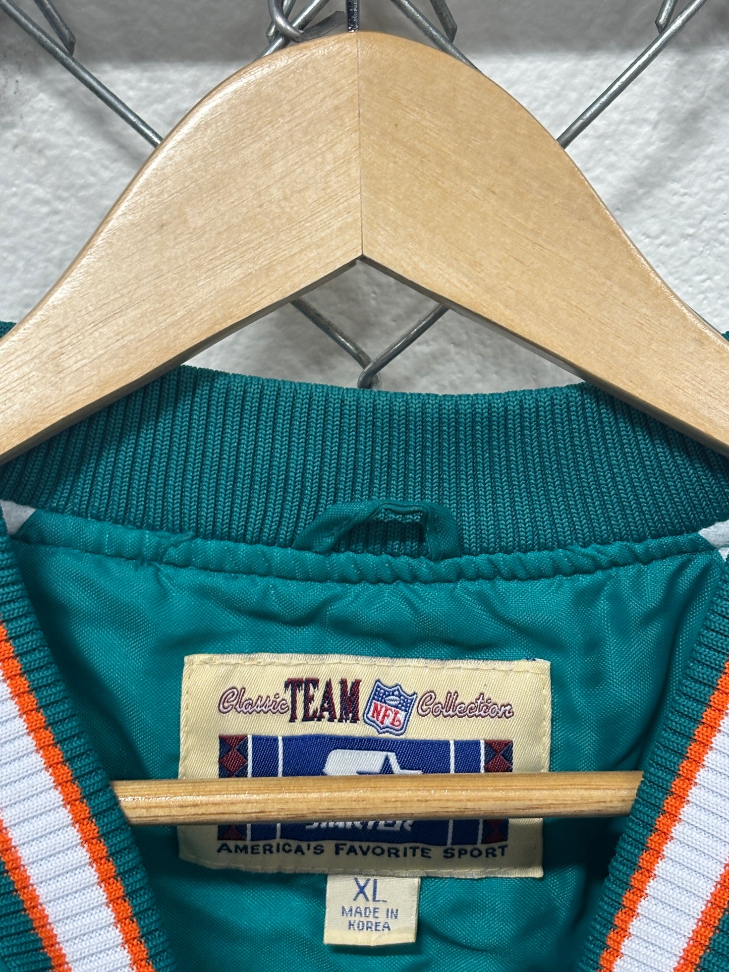 Starter Miami Dolphins Dan Marino #13 Pullover Windbreaker Jacket Size XL