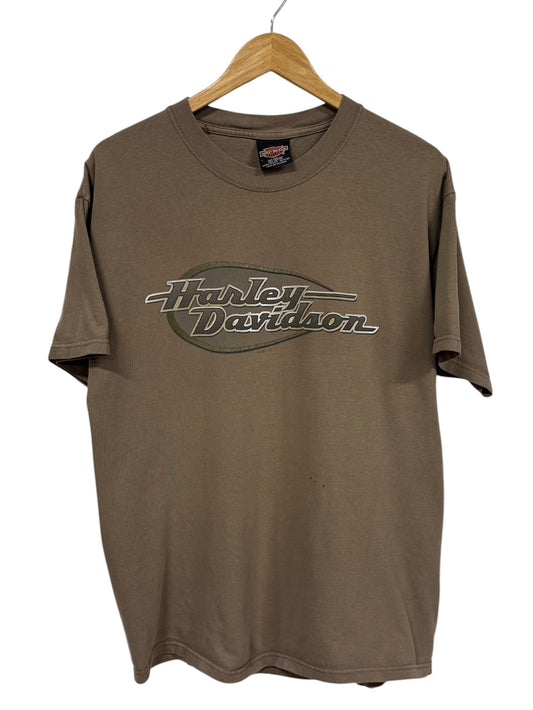 Vintage Harley Davidson Issaquah Washington Biker Graphic Tee Size Large