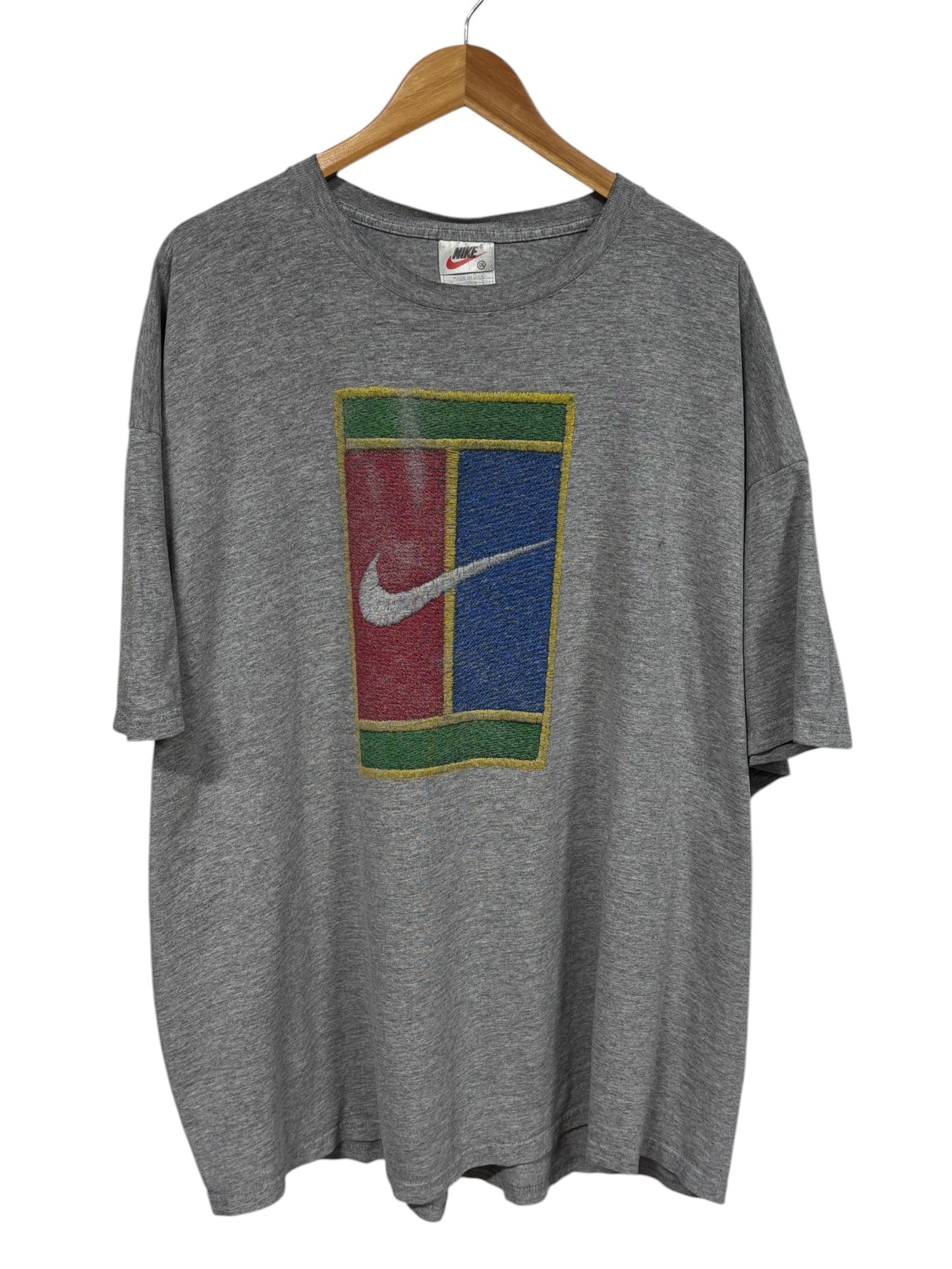 Vintage 90's Nike Challenge Court Tennis Graphic Tee Size XXL