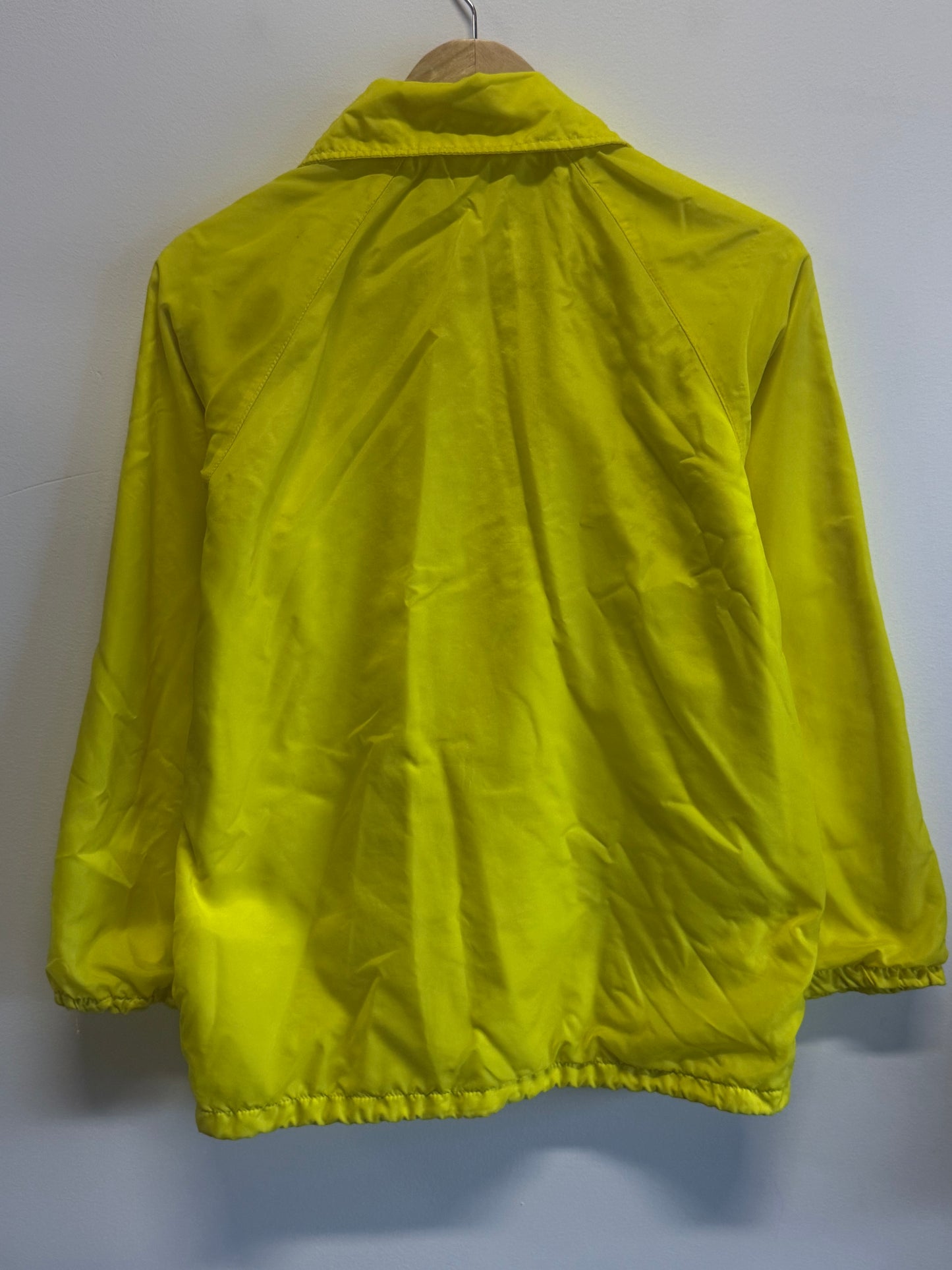 Vintage 80's USA Flag Yellow Coach Jacket Size Medium