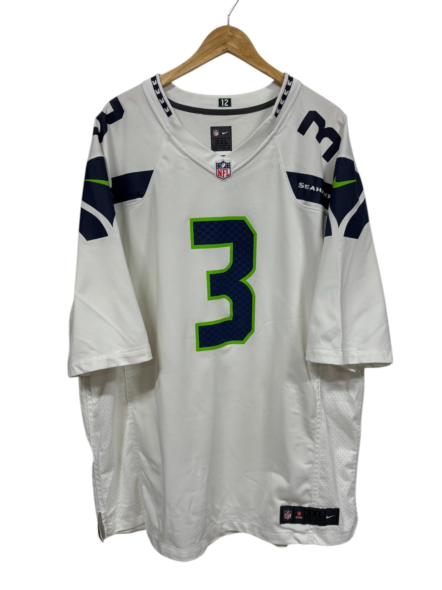 Nike Russell Wilson Seattle Seahawks On Field Jersey Size 3XL