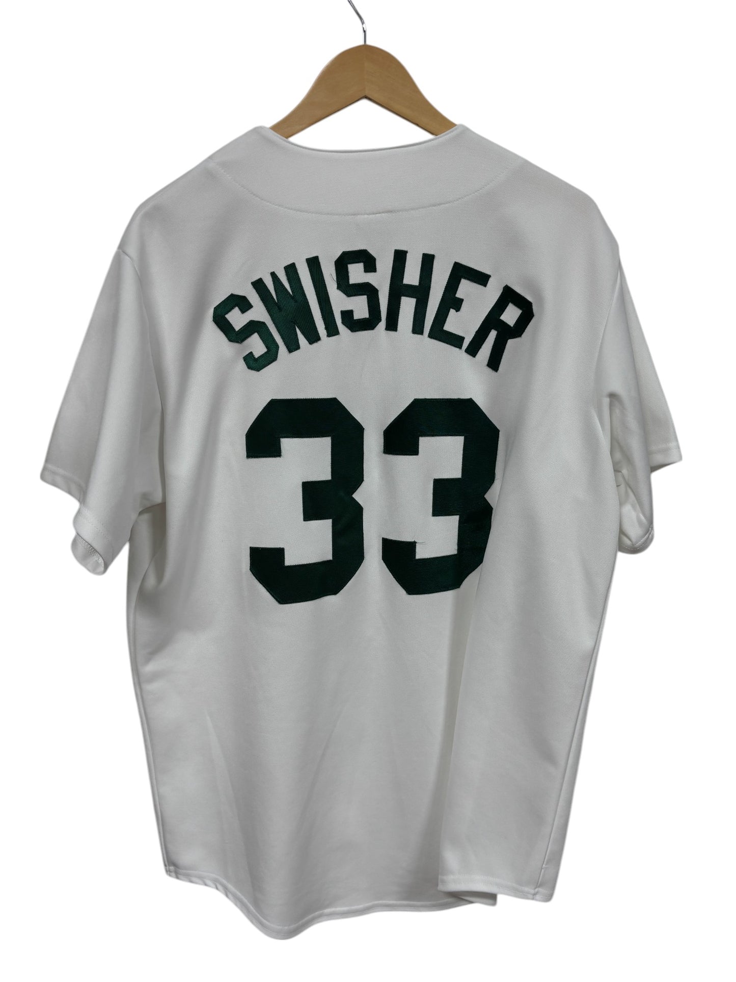 Vintage Majestic Oakland Athletics Nick Swisher Jersey Size Large