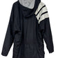 Vintage 90's Adidas Quarter Zip Black White 3 Stipes Jacket Size Medium