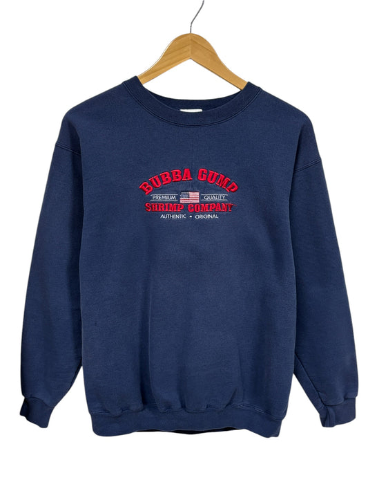 Vintage 00's Bubba Gump Shrimp Co Embroidered Crewneck Sweater Size Small