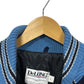 Vintage De Long Blue White Varsity Wool Bomber Jacket Size Large