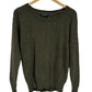 Vintage Polo Jeans Company Olive Cable Knit Sweater Size XL (Womens)