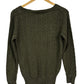 Vintage Polo Jeans Company Olive Cable Knit Sweater Size XL (Womens)