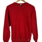 Vintage 90's Russell Athletic Red Blank Crewneck Size Medium