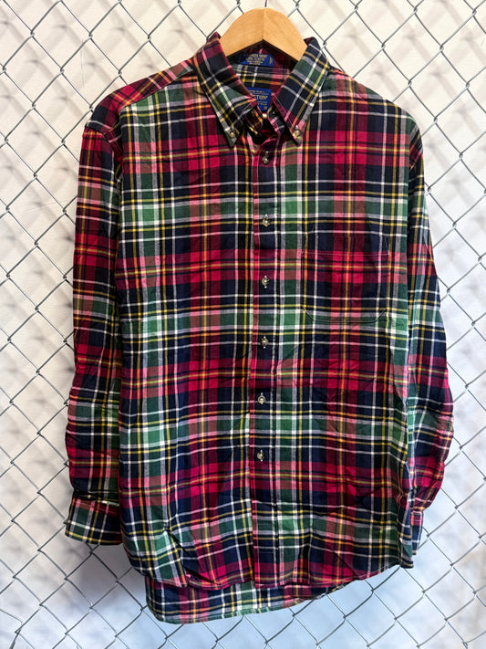 Vintage Pendleton Oceanside Plaid Button Up Shirt Size Medium