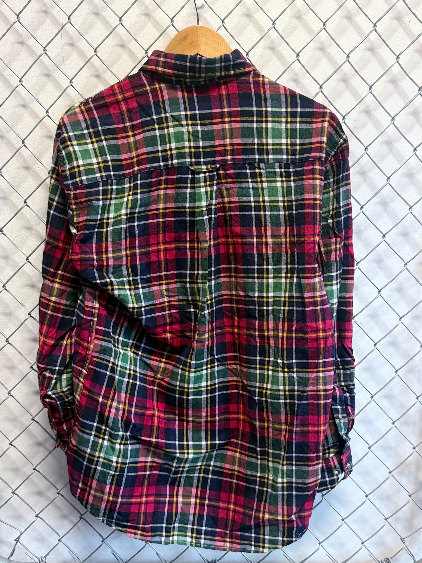 Vintage Pendleton Oceanside Plaid Button Up Shirt Size Medium