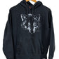 Vintage 90's Lost Creek Clothing Wolf Portrait Nature Hoodie Size Large