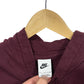Nike Futura Swoosh Logo Maroon Hoodie Size Small