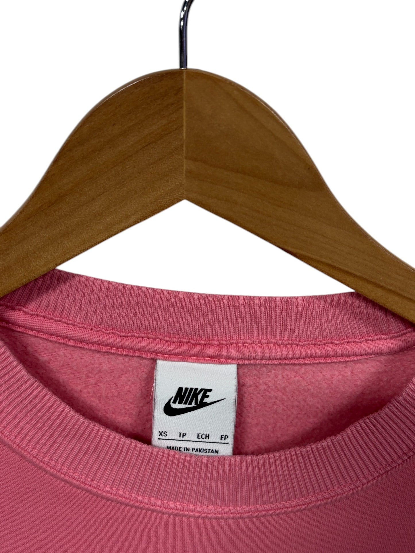 Nike Center Swoosh Pink Crewneck Sweater Size XS