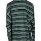 Vintage 90's Rocke Gear Striped Polo Long Sleeve Shirt Size Large