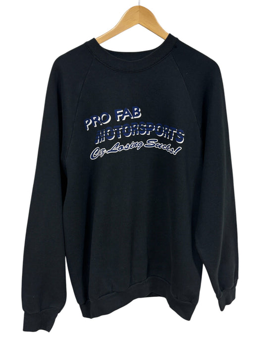 Vintage 90's Fruit of the Loom Pro Fab Motorsports Crewneck Size XXL