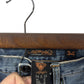 Vintage Y2K Ed Hardy Medium Wash Embroidered Denim Jeans Size 33x29