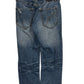 Vintage Y2K Ed Hardy Medium Wash Embroidered Denim Jeans Size 33x29