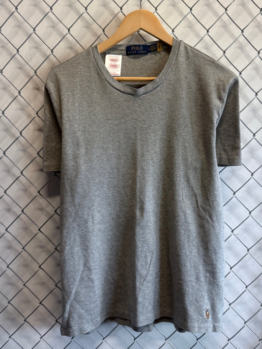 Polo Ralph Lauren Plain Grey Blank Tee Size Large