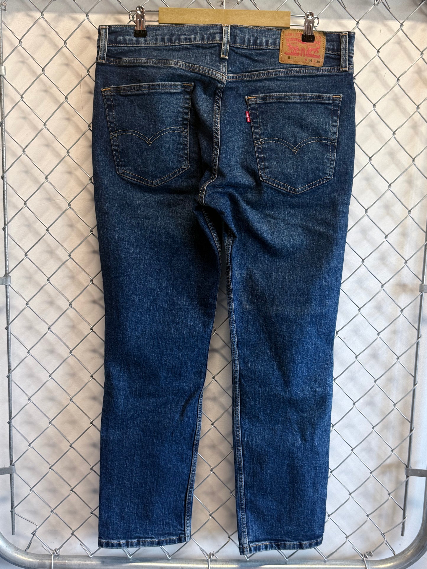 Levi's 511 Slim Fit Denim Jeans Size 36x29
