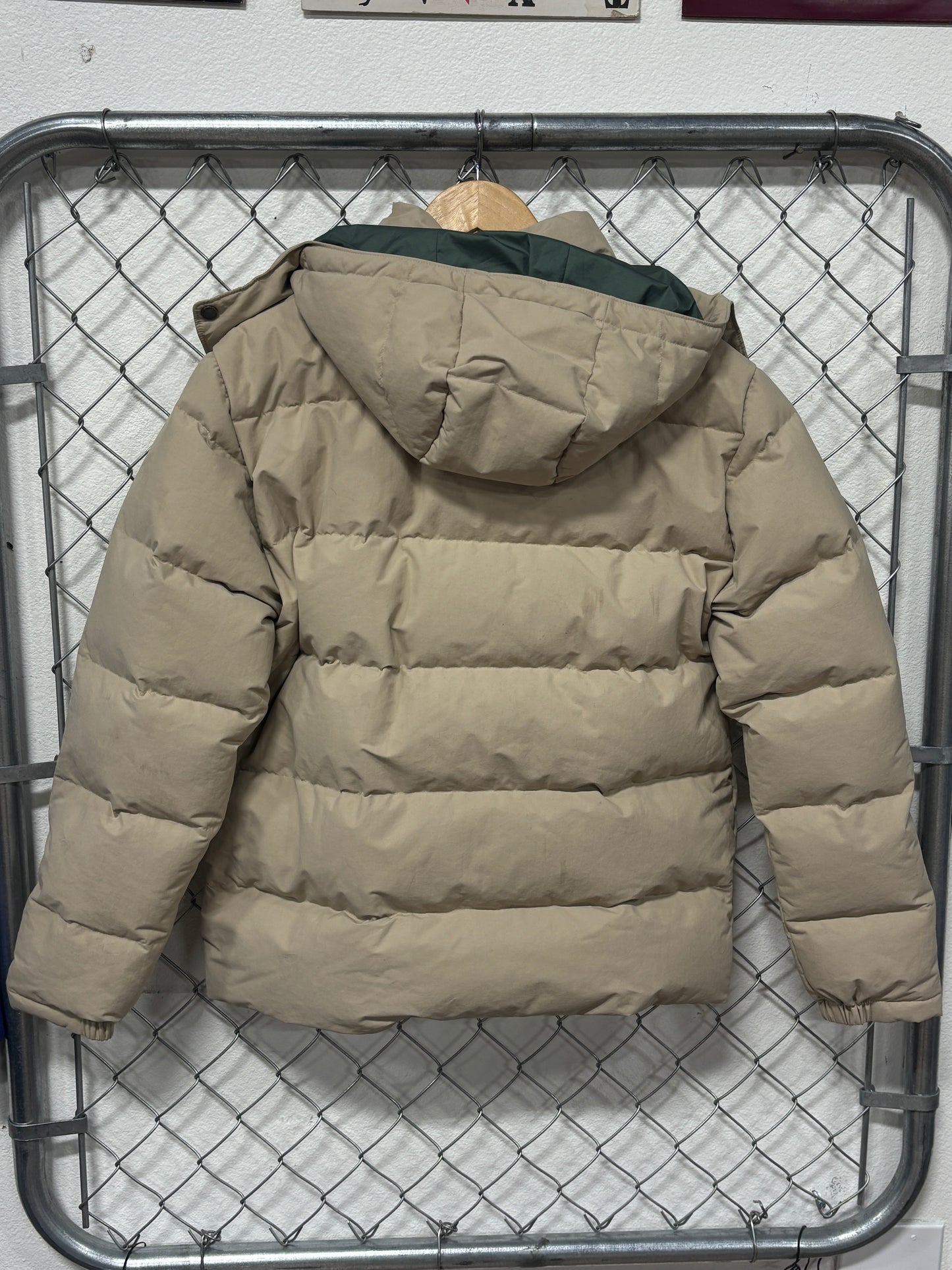 Patagonia Light Brown Downdrift Heavy Winter Jacket Size Medium