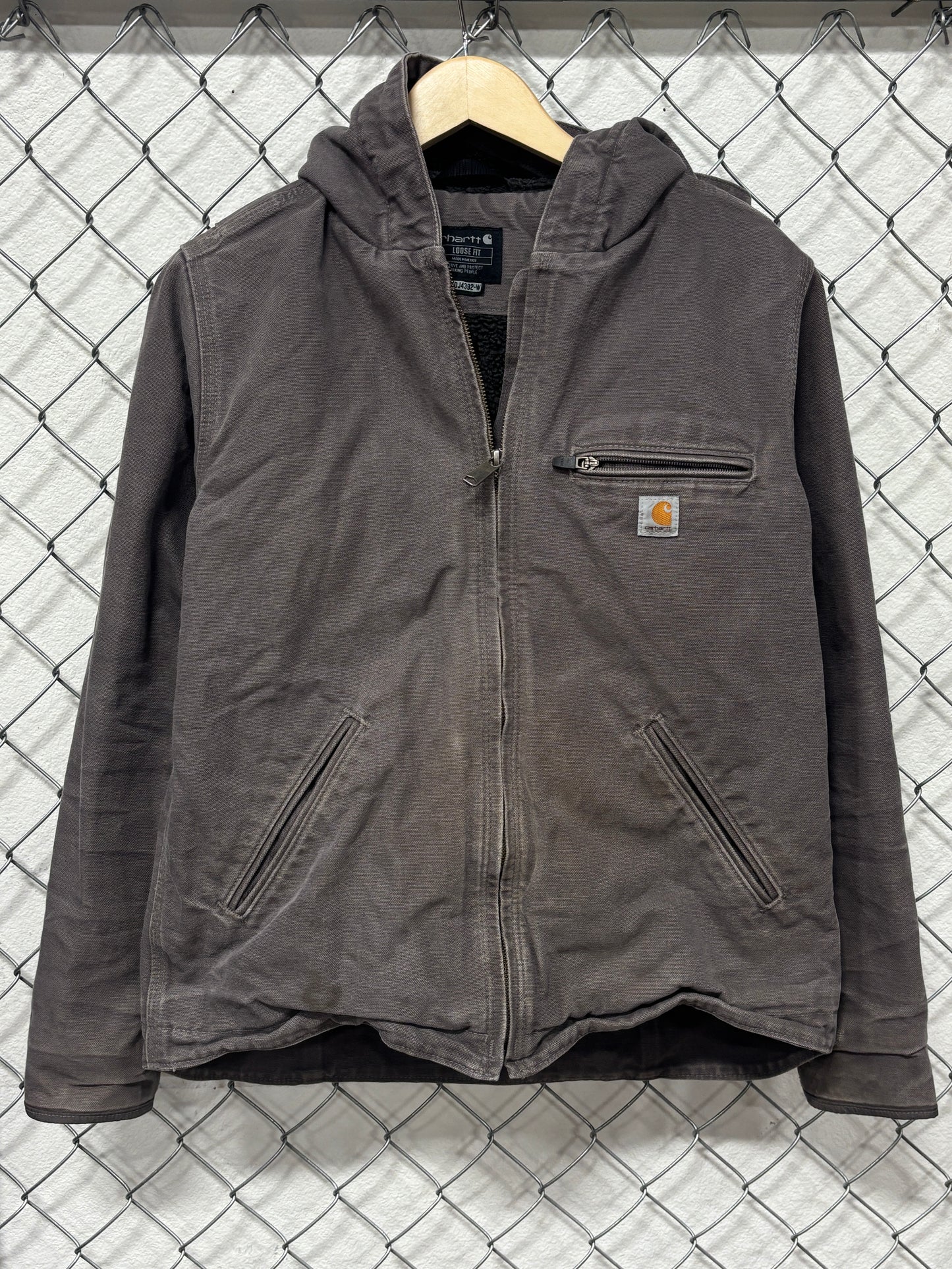 Carhartt Women's Loose Fit Sherpa Lined Work Jacket 0J4392-W Size Small