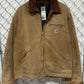 Vintage Carhartt J01 Brown Detroit Blanket Lined Jacket Size 46 Tall (XL)