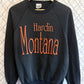 Vintage 90's Hardin Montana Black Crewneck Sweater Size Large