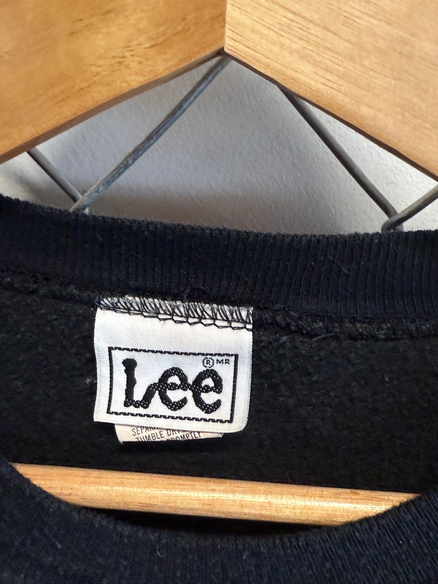 Vintage 90's Hardin Montana Black Crewneck Sweater Size Large