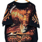 Vintage 00's Liquid Blue Lion Safari Big Print AOP Graphic Tee Size XL