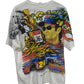 Vintage 2001 NASCAR Jeff Gordon Championship Racing AOP Tee Size Large