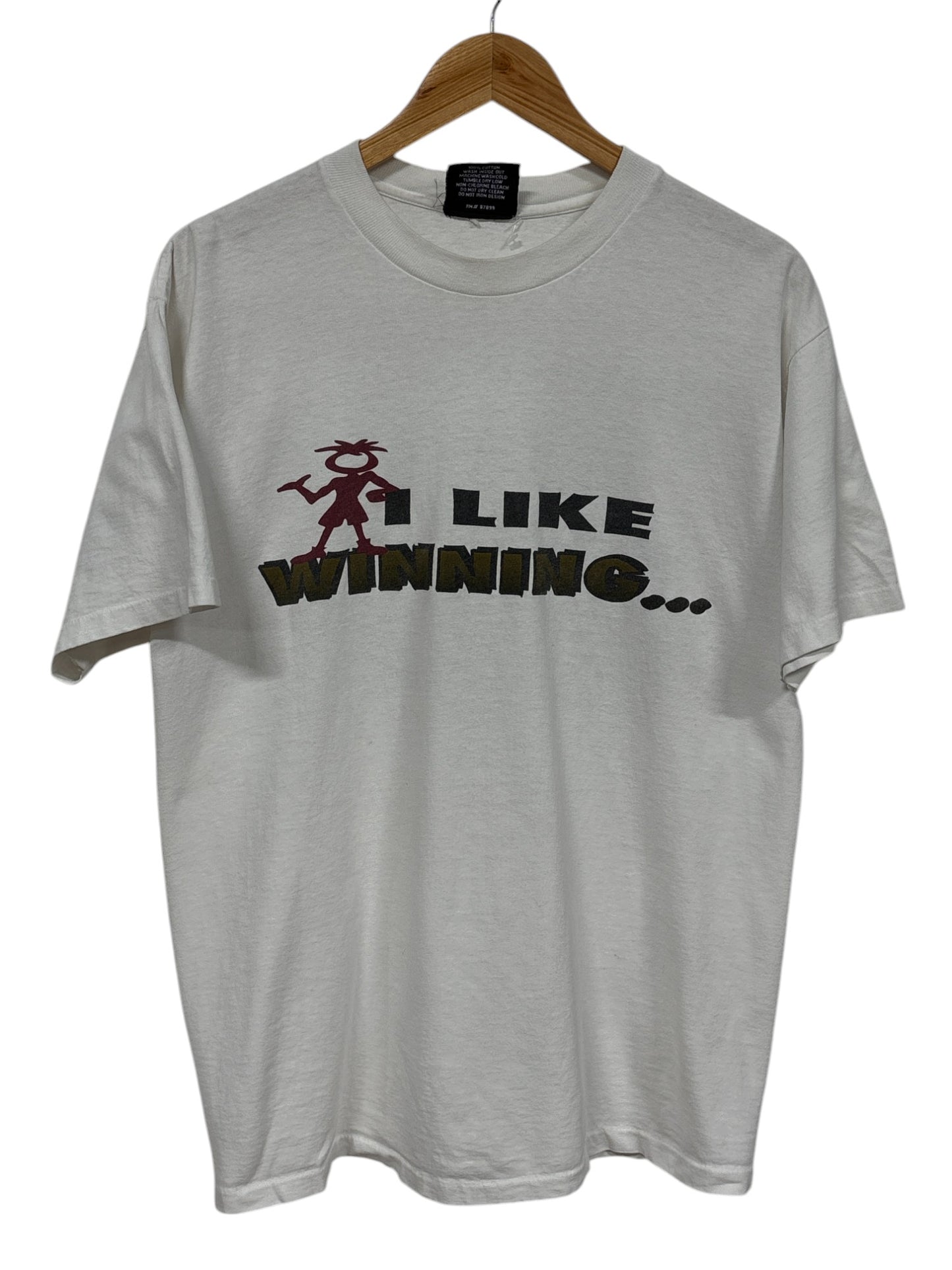 Vintage 90's Chump Gear I Like Winning Graphic Tee Size Large