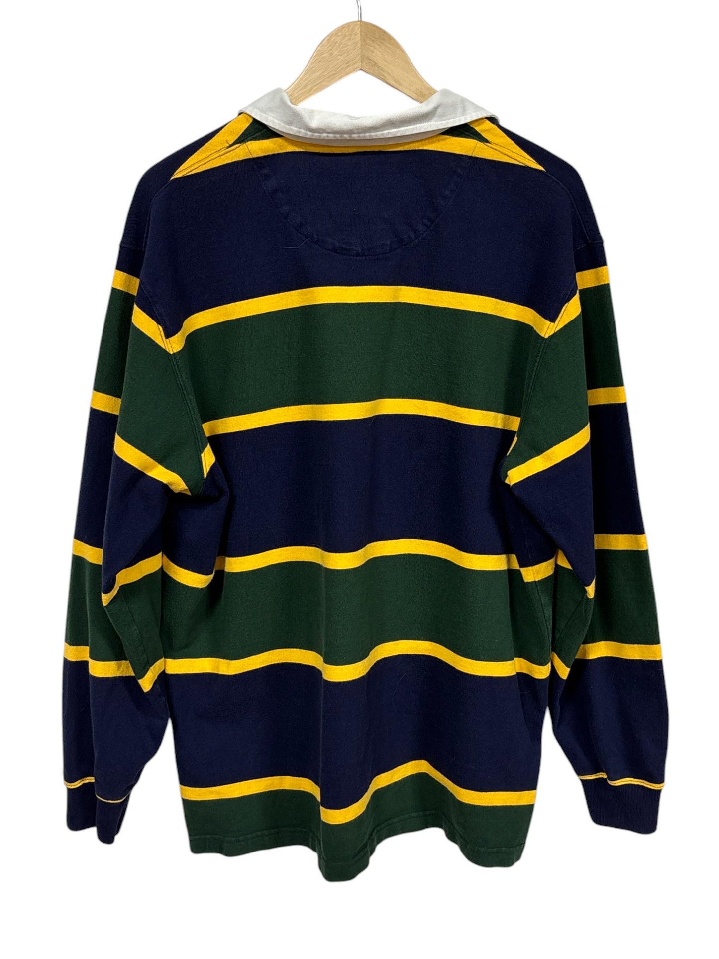 Vintage 90's Polo Ralph Lauren Striped Rugby Shirt Size Large